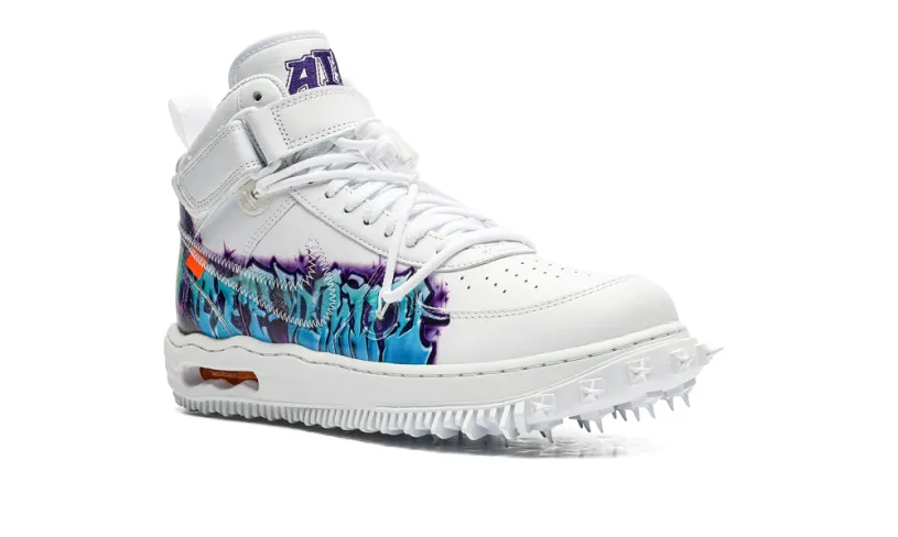 Nike Lifestyle Air Force 1 Mid 'Off-White - Graffiti White'